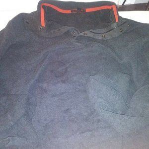 Banana Republic 1/4 Zip Grey Fleece Pullover Jacke